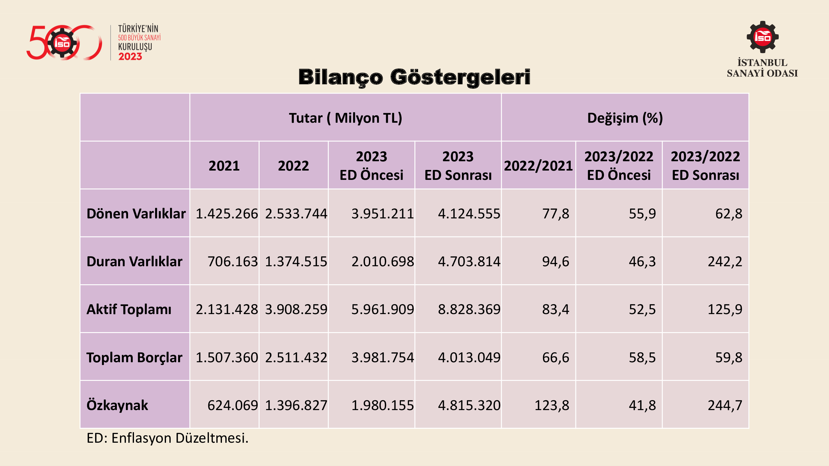 Türkiye’nin 500 Büyük Sanayi Kuruluşu-2022